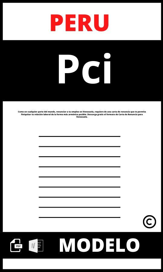 Modelo de pci